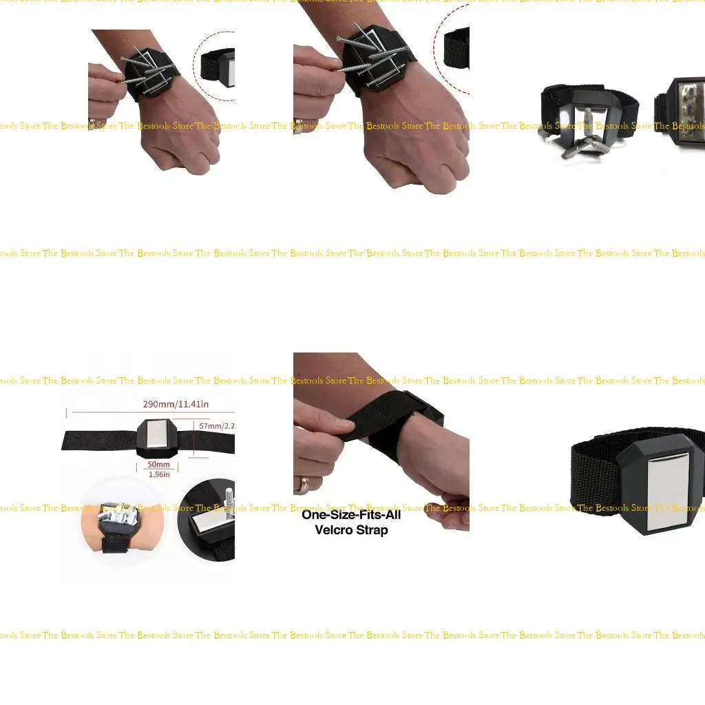 

12pf прочный магнитный браслет браслет для хранения винтов и гайков в пределах досягаемости