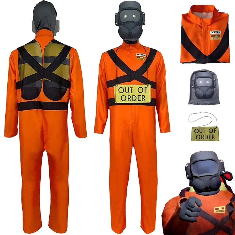 أطفال الكبار لعبة الإرهاب شركة حراثية تأثيري بوس المتدرب خوذة واقية زي دمية هالوين كرنفال البدلة للنساء الرجال