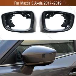 Car Wing Door Side Exterior Rearview Mirror Frame Case Trim Housing Shell For Mazda 3 Axela 2017 2018 2019