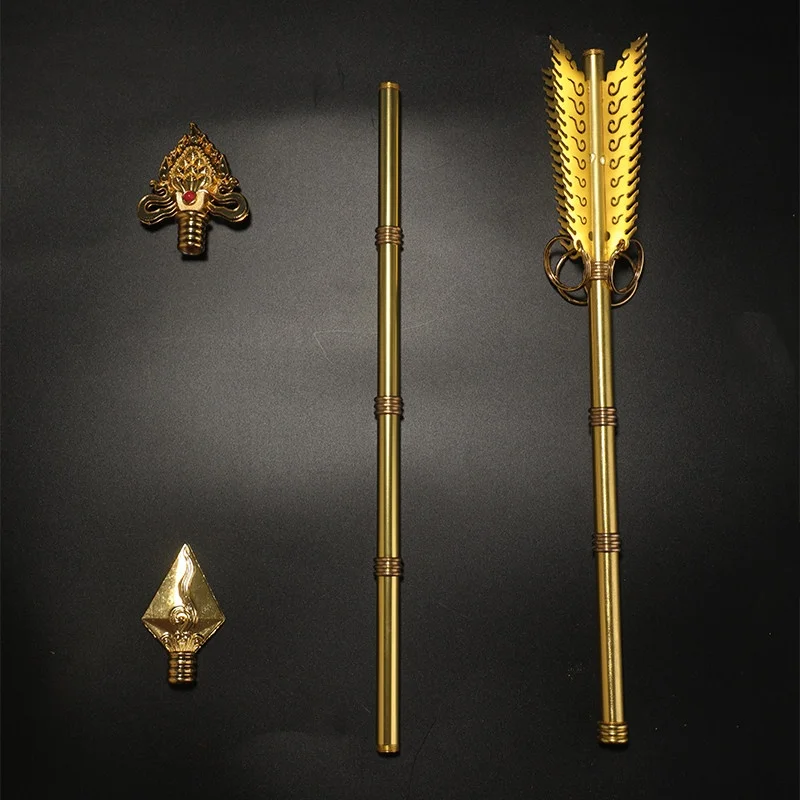 Tibetan style bronze carving God of Wealth arrows Tibetan supplies ornament home Attracting wealth offering desktop ornament