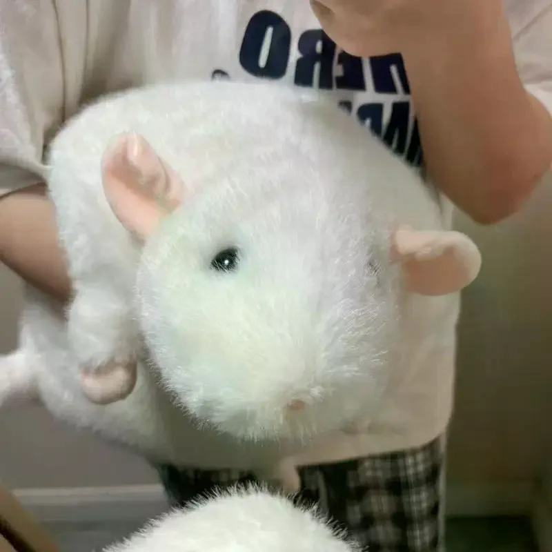 

35cm Cute Mouse Plu Toy Pillow Doll Birthday Gift Soft Vinyl Fabric Toys Ex PP Cotton Filling