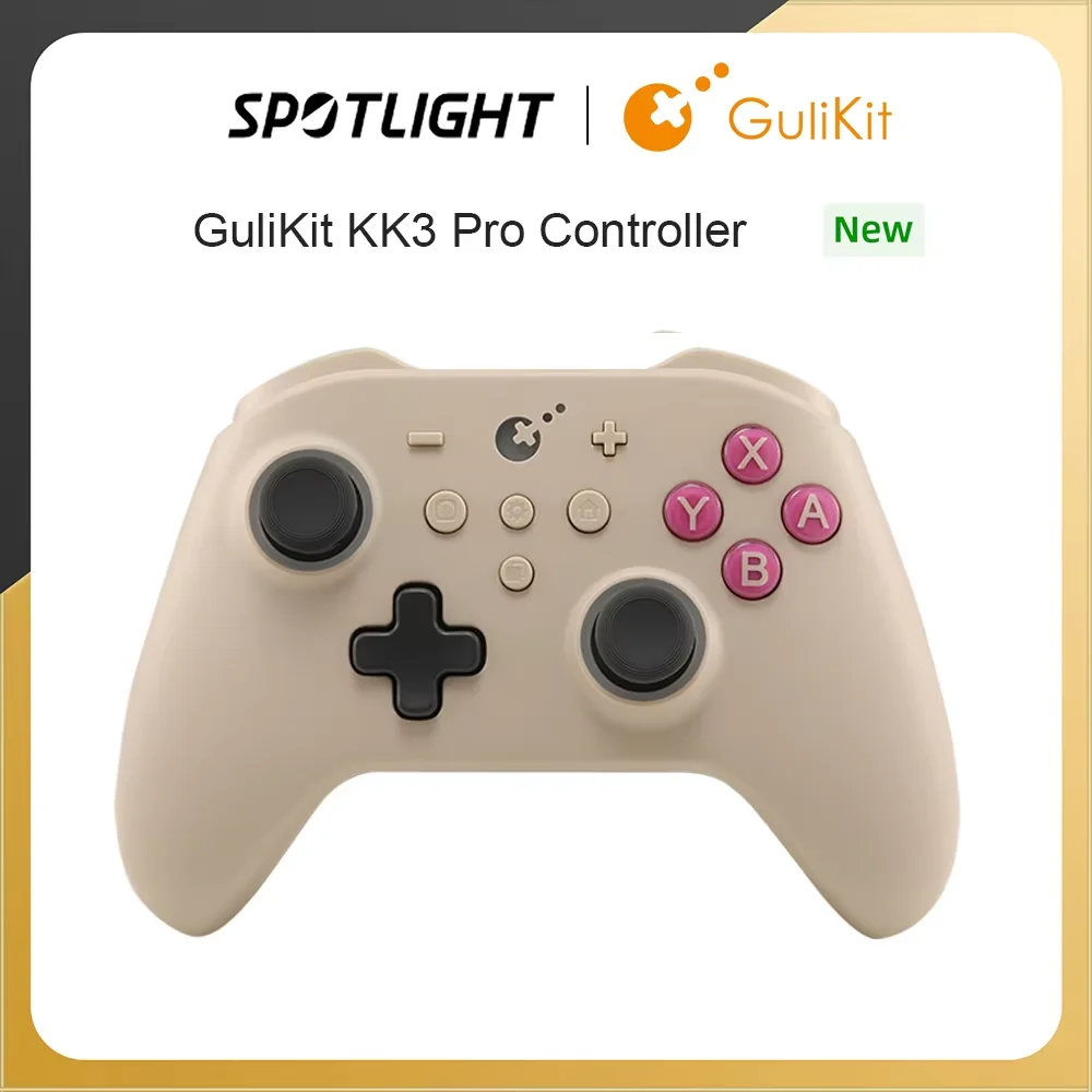 

GuliKit KK3 Pro Controller with Hall Effect Joysticks Triggers KingKong 3 NS38 Gamepad for Windows Nintendo Switch 2 Android iOS