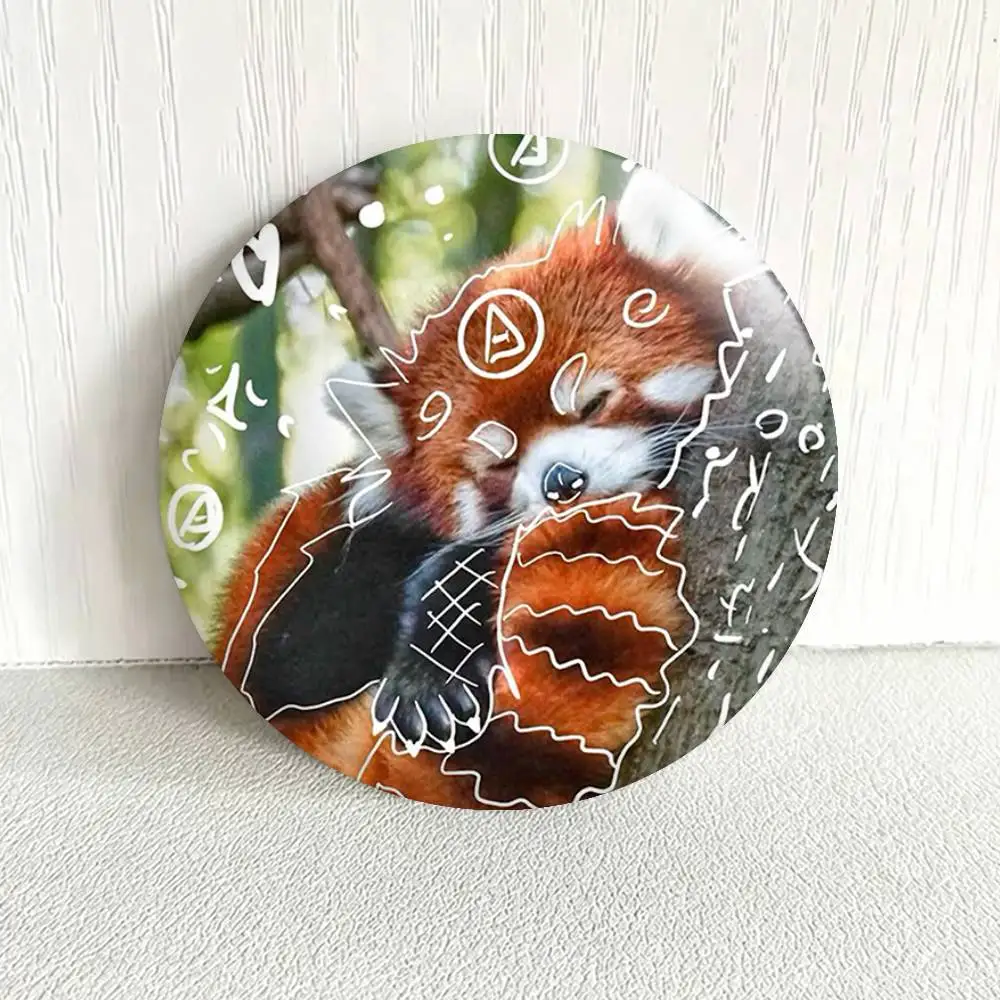New Therian D-Delta S-Symbol Badges 25 32 44 58 75 mm Round Fans Collect Friends Gifts Brooch Souvenir