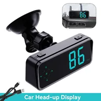 Digital Speedometer Car HUD Universal GPS Compass Speed Measurement Indicator Head Up Display Truck Vehicles USB Power Supply