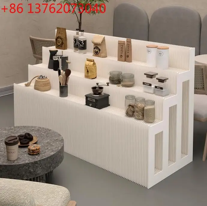 

Folding long booth Multi-layer display rack Stepped floor mobile display rack Showcase Zhongdao platform Product display rack
