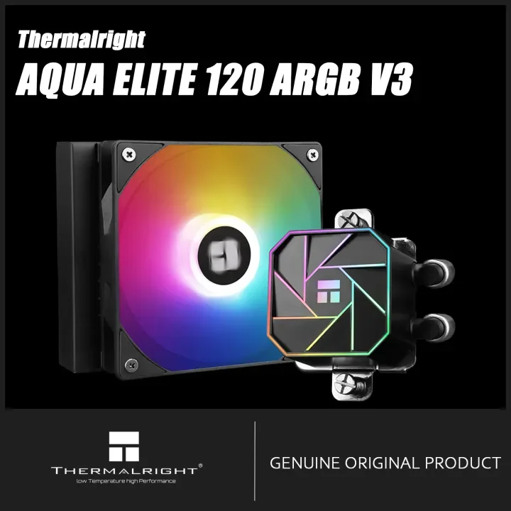 

Thermalright AQUA ELITE 120 ARGB V3 CPU LIQUID COOLER for Intel LGA1700/1200/115X/2066/2011/AM5/4