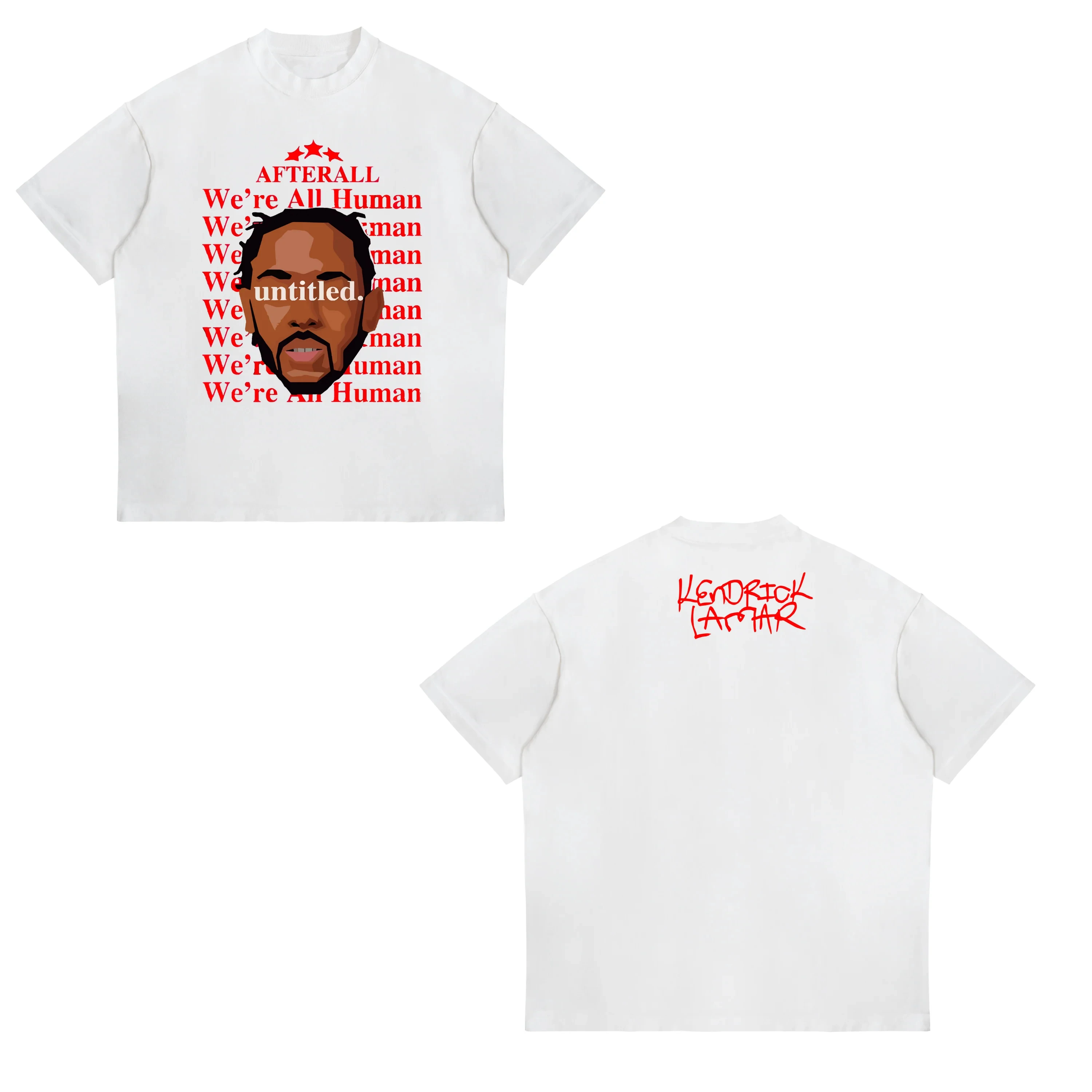 2026 Rapper Kendrick Lamar DAMN To Pimp A Butterfly Mr. Morale & The Big Steppers Album Graphic Wamen Unisex Men T-shirt