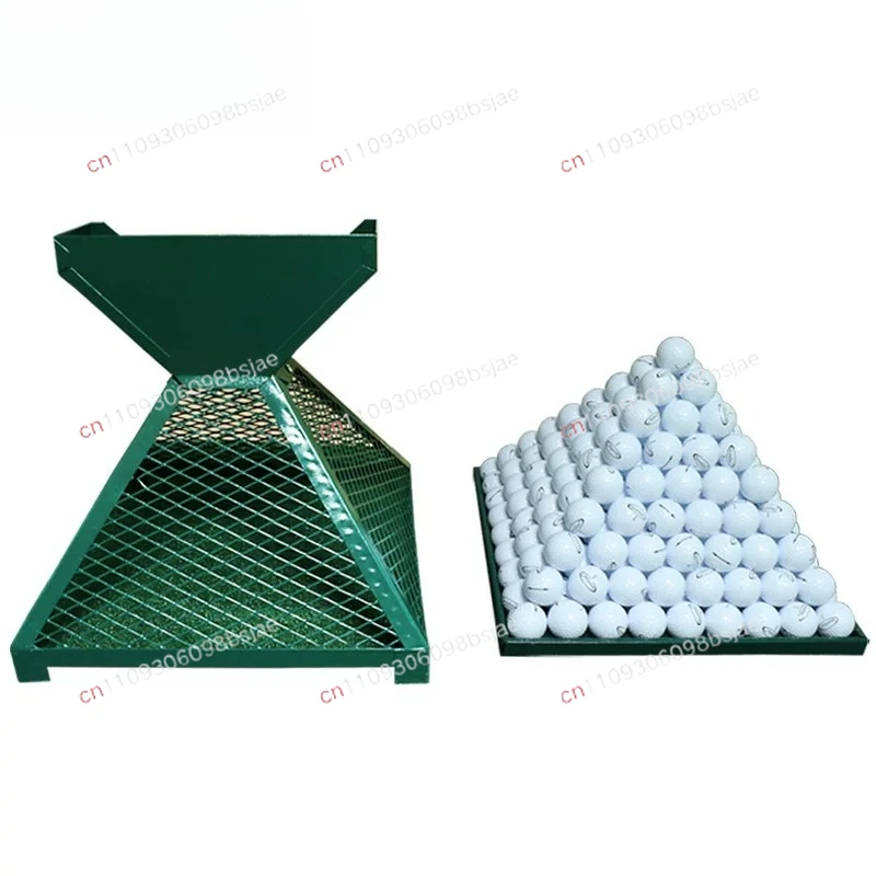 Golf Driving Range Course Supplies Gold Tower Softball Machine, Ball Pallet, Golf Ball Yard