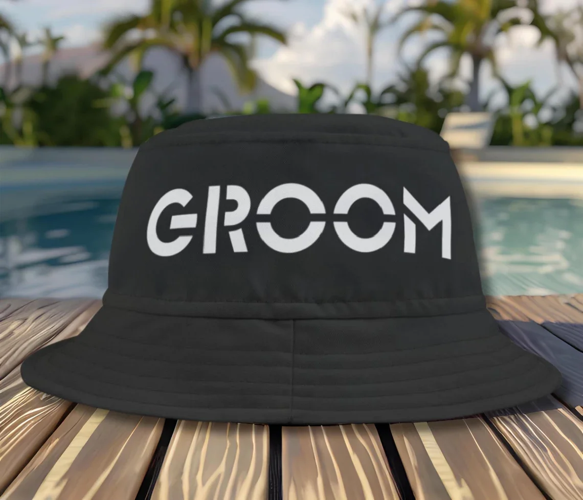 2025 Bucket Hat für den Bräutigam, Geschenk für die Braut, Geschenk für den Bräutigam, Geschenk für die Junggesellinnenparty, Brautjungfern-Geschenk, Brautparty-Dekoration – Detail 1