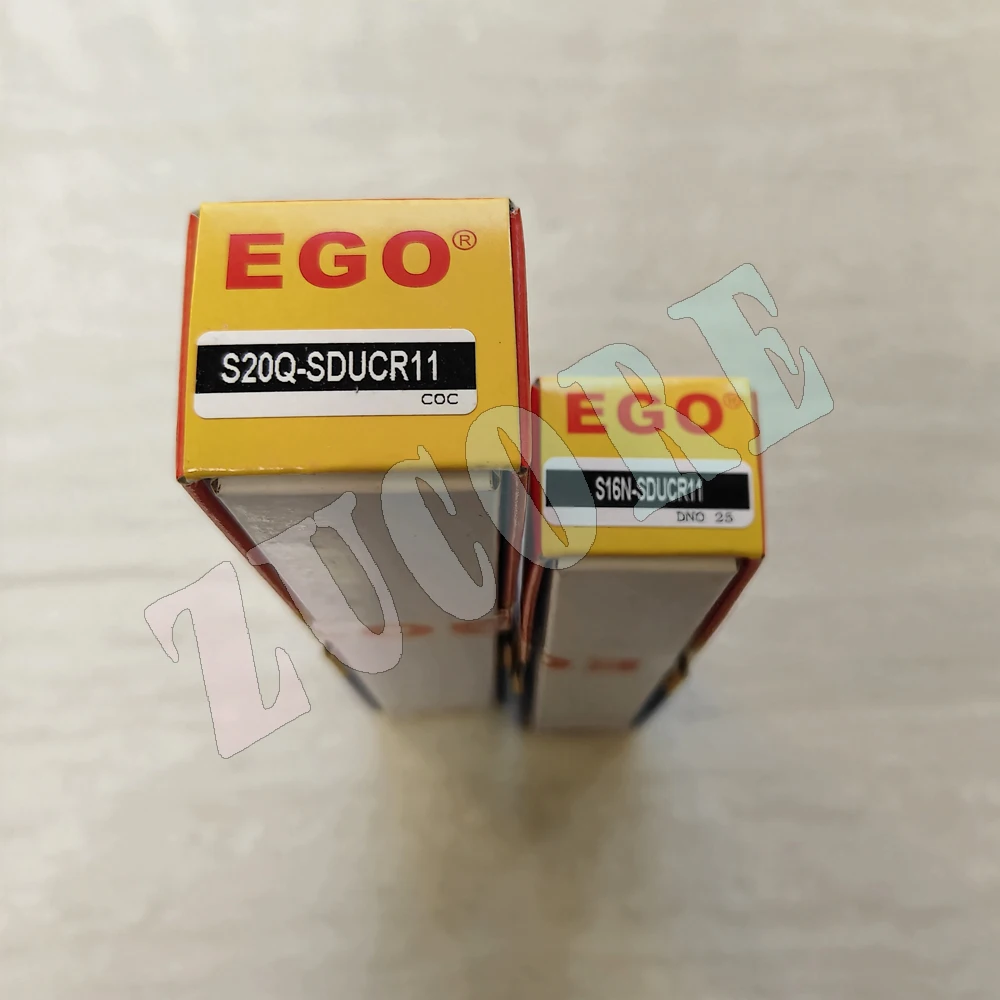 Portautensili CNC con barra antivibrante EGO 95 °   S16N--SDUCR11 160mm S20Q-SDUCR11 Tornio in metallo da 180 mm per la lavorazione DC**11T3** Ispezionata