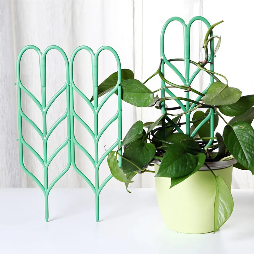 9Pcs Garden Climbing Trellis Mini Arched Design Plant Supports Potted Vegetables Vines Patio Climbing Trellises