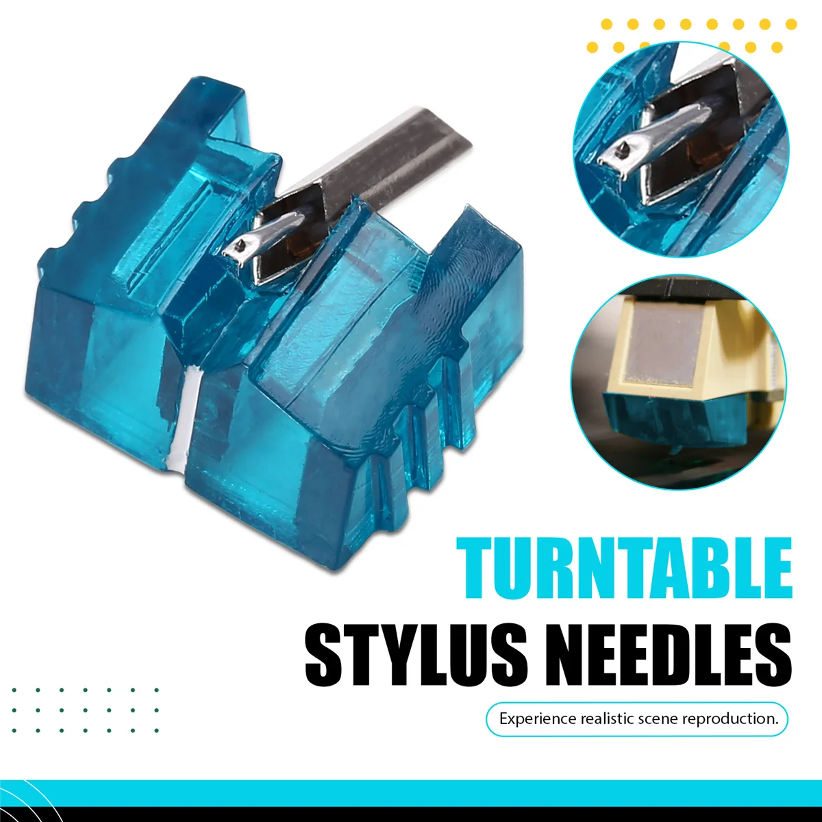 

2025+Turntable Stylus for EPC-270C 271C 290C SD CIIK CIIXSD CES CSX ED for LP Vinyl Record Player Needle