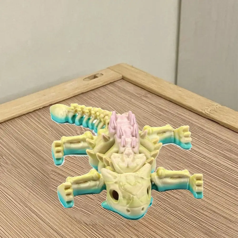 PLA 3D Printed Dinosaur Action Figures Statue Joints Can Move Realistic Dinosaur Model Toy Funny Doll Animals Figure