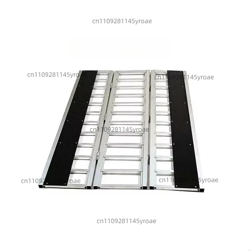 Heavy‑Duty Aluminum Loading Ramp Platform, CE Standard, For Truck & Snowmobile