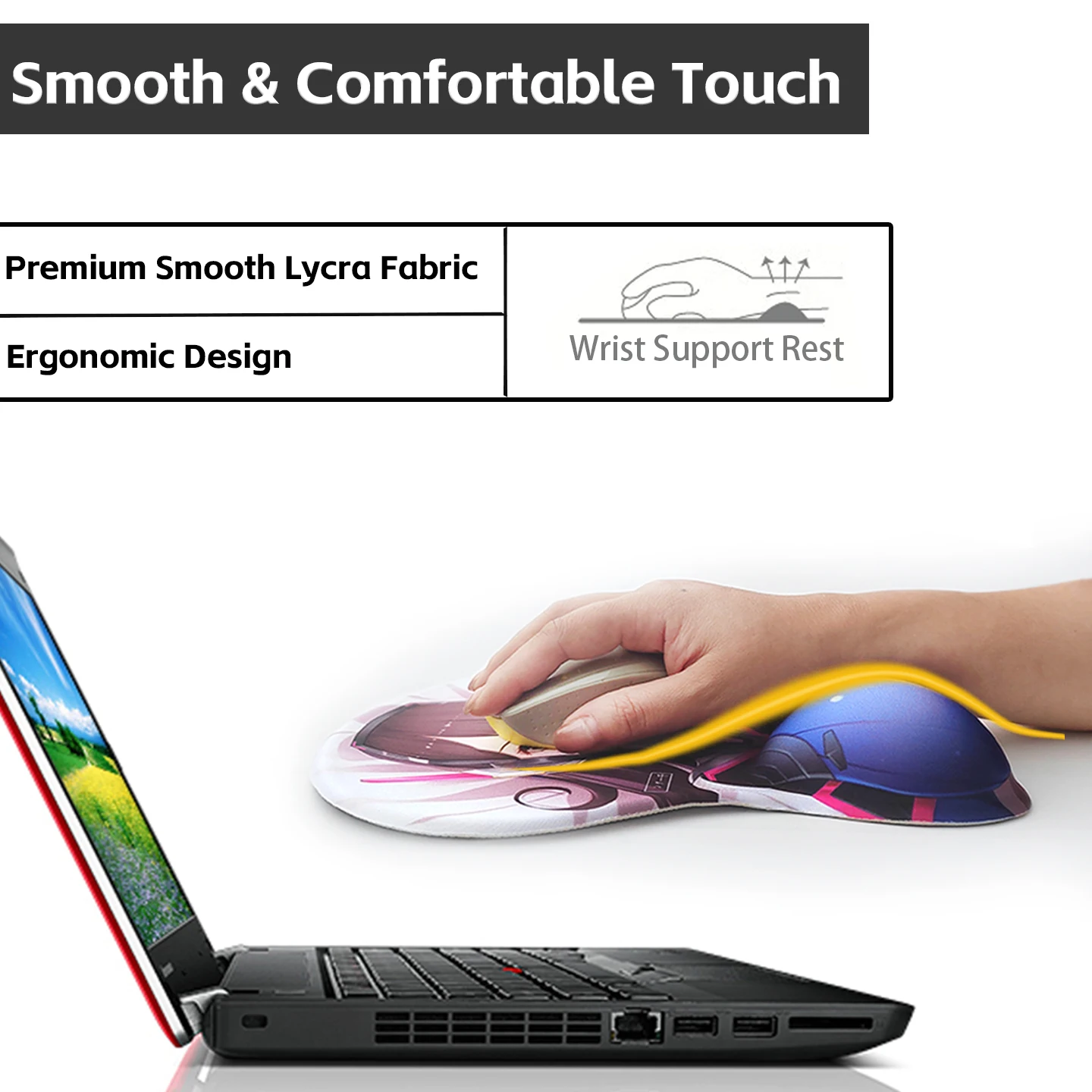 Extra Large Silicone Gel Wrist Rest Mousepad Customizable 3d DIY Personalized Gamer Mouse Pad Custom Photo Logo Text Mouse Mat