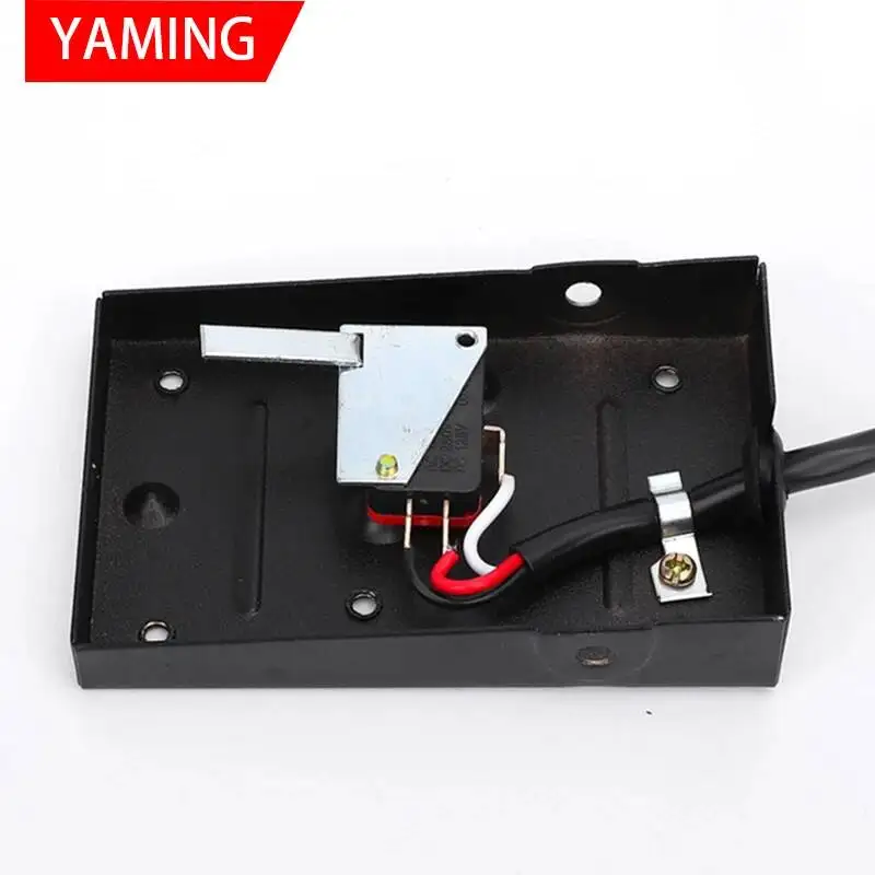 TFS-1 Pedal Foot Switch Controller With Two Meters Wire Momentary Reset SPDT With Iron Shell 10A 220/380V