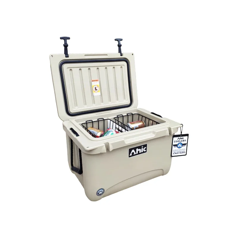 

RH35 Nice Quality Custom Logo Food Drink Keep Cold Portable Insulated Camping Cooler Box