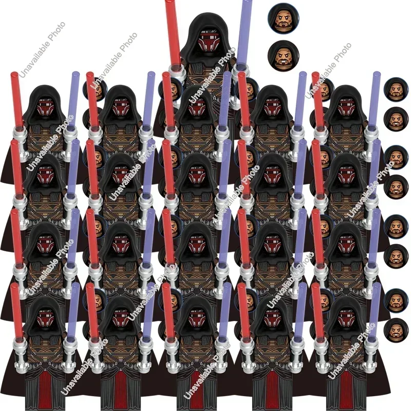 

Набор Hot Toys из 21 фигурки: Звездные войны, Клон-солдаты, Дат Реван, Имперский спецназовец Талзин, конструктор, модель из кирпичиков, игрушка для детей