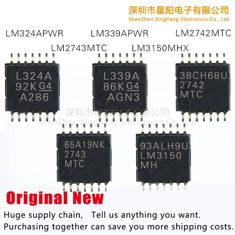 New original LM2743MTC LM2742MTC LM339APWR LM324APWR LM3150MHX