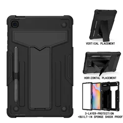 For Samsung Galaxy Tab S6 Lite 2024 Case Tablet Shockproof Stand Cover for Samsung Galaxy Tab S6 Lite P610 P615 P620 Case Funda