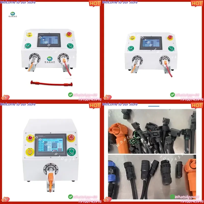 CE Certificate Connector Nut Tightening Machine for Multi Cores Solder Free Docking Terminal Process Two Cable