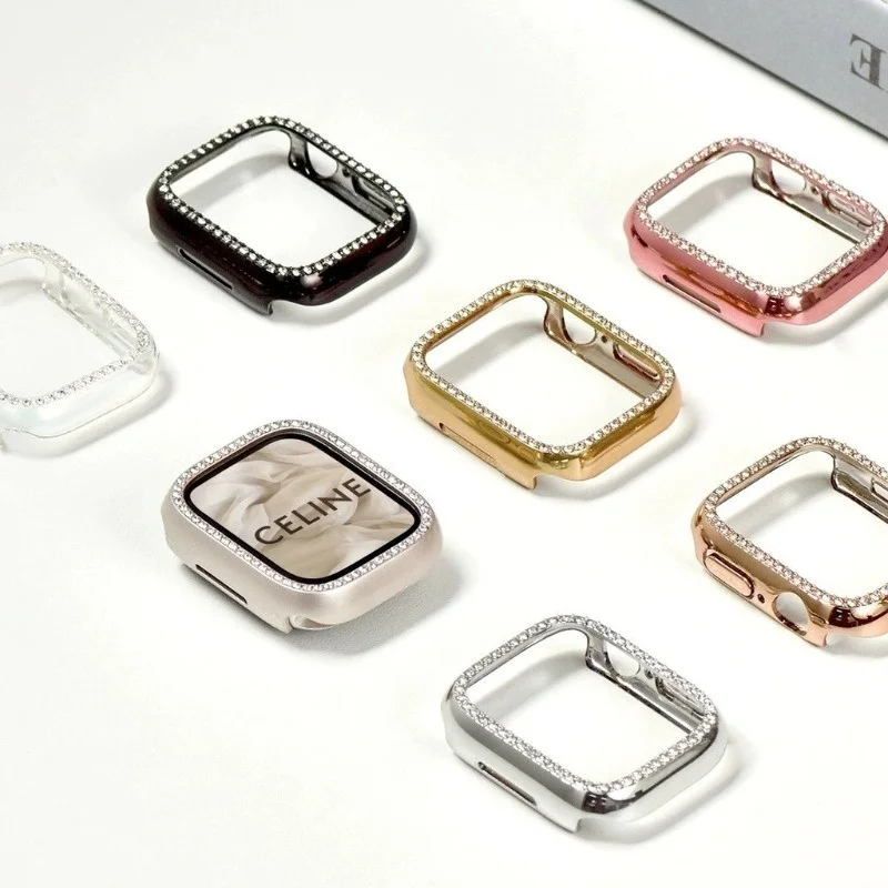 Diamant-Uhrengehäuse für Apple Watch 1-11 Ultra - alternate angle