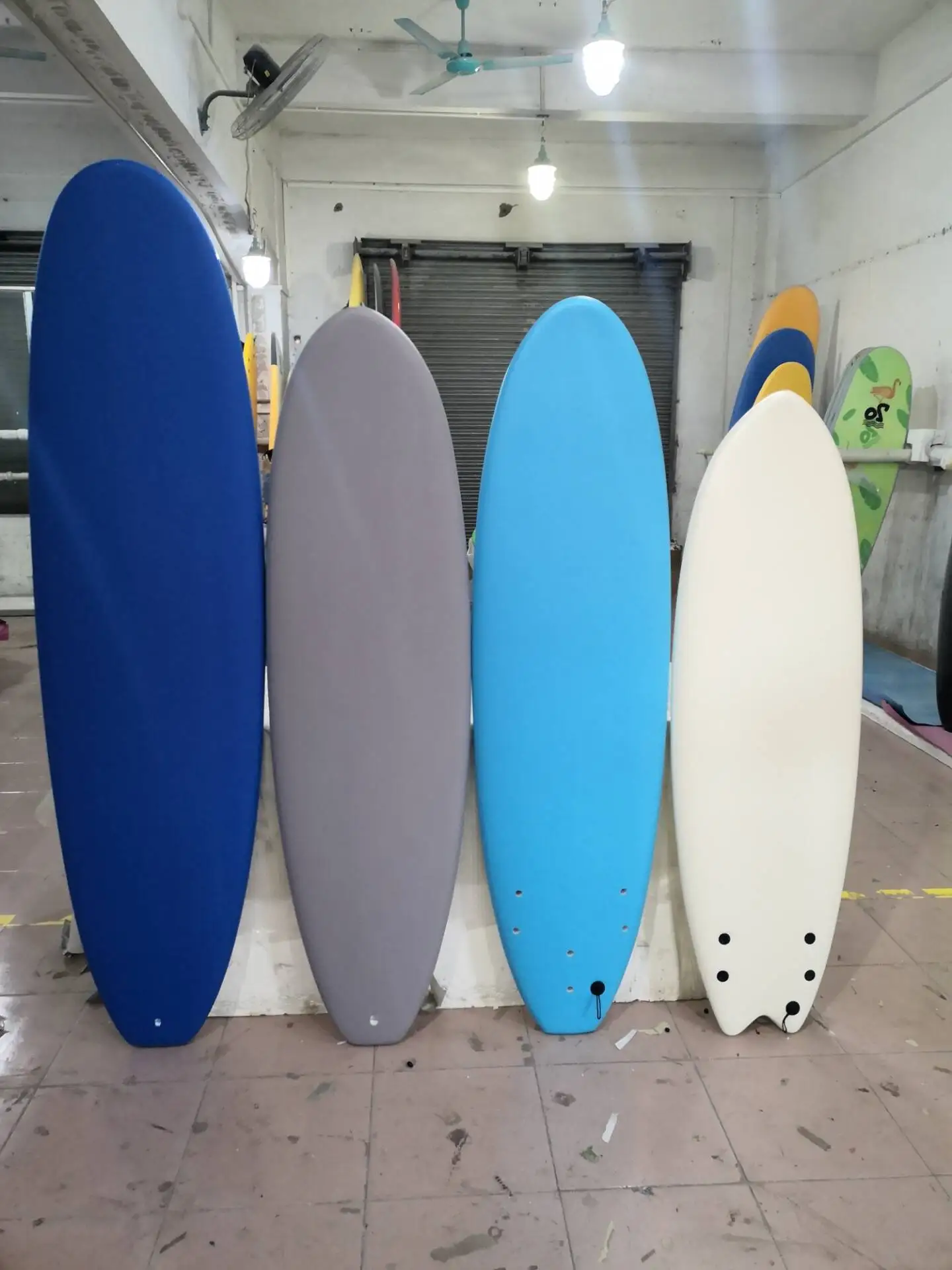 Epoxy Surfboard Shortboard Vacuum  Soft Top Surfboard  Fiberglass Soft Deck Surfboard