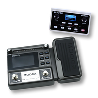 MOOER Guitar Pedal GE100/PE100 Portable Multi-Effects Processor with Drum Machine System and TAP Function