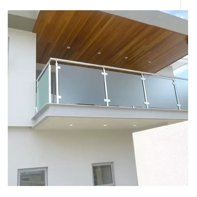 Stairs Post System Railing Stainless Steel Posts and Tempered Glass Railing Balustrade Glass Post Balcony Glass Railing