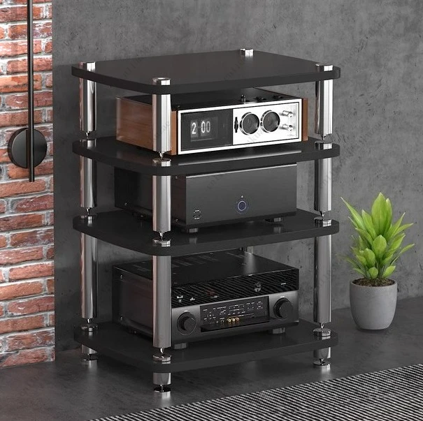 HIFI Split Shock-Absorbing Sound Cabinet & Rack - Power Amplifier Stand for KTV & Home Theater