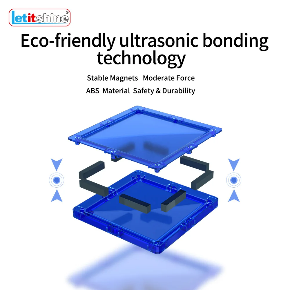 Magnetyczne Klocki Konstrukcyjne Płytki Magnetyczne Zestaw Budowlany Prezent Urodzinowy dla Dzieci Dziewczynki STEM 3D DIY Edukacja Montessori 3 12 Lat