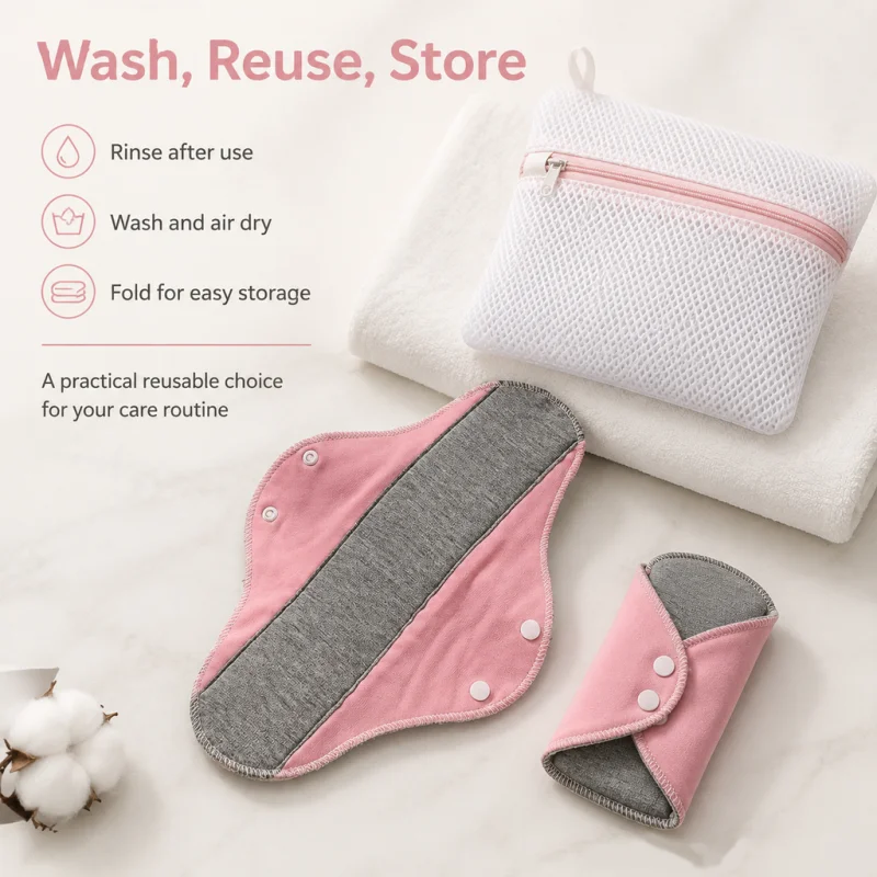 

Reusable Hospital Incontinence Pads for Adults, Super Absorbent Leakproof Waterproof Pads, Washable for Patient Daily Care H2756