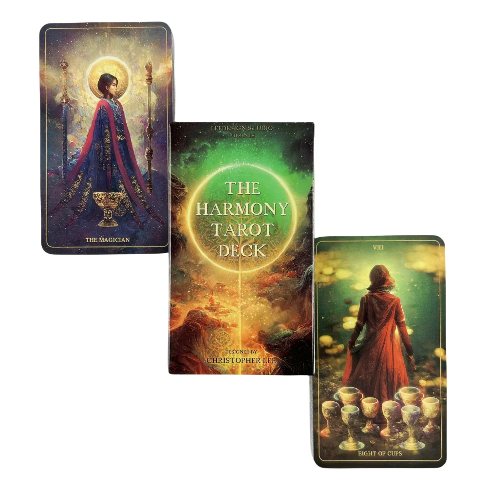 The Harmony Tarot Deck Cards Game Divination Deck English Versions Edition Oracle Board Playing Table Game For Party