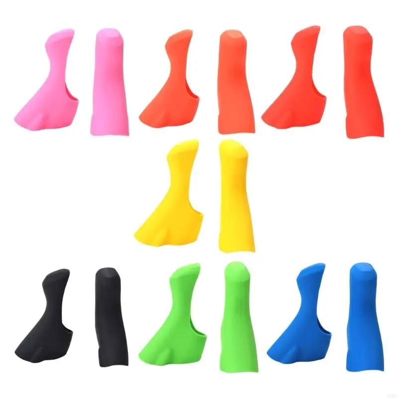 

J2HE Bicycles Gear Shifts Brake Lever Brackets Cover Silicone Road Bike Handle Sleeves Protectors for 4700/5800/6800 Enduring