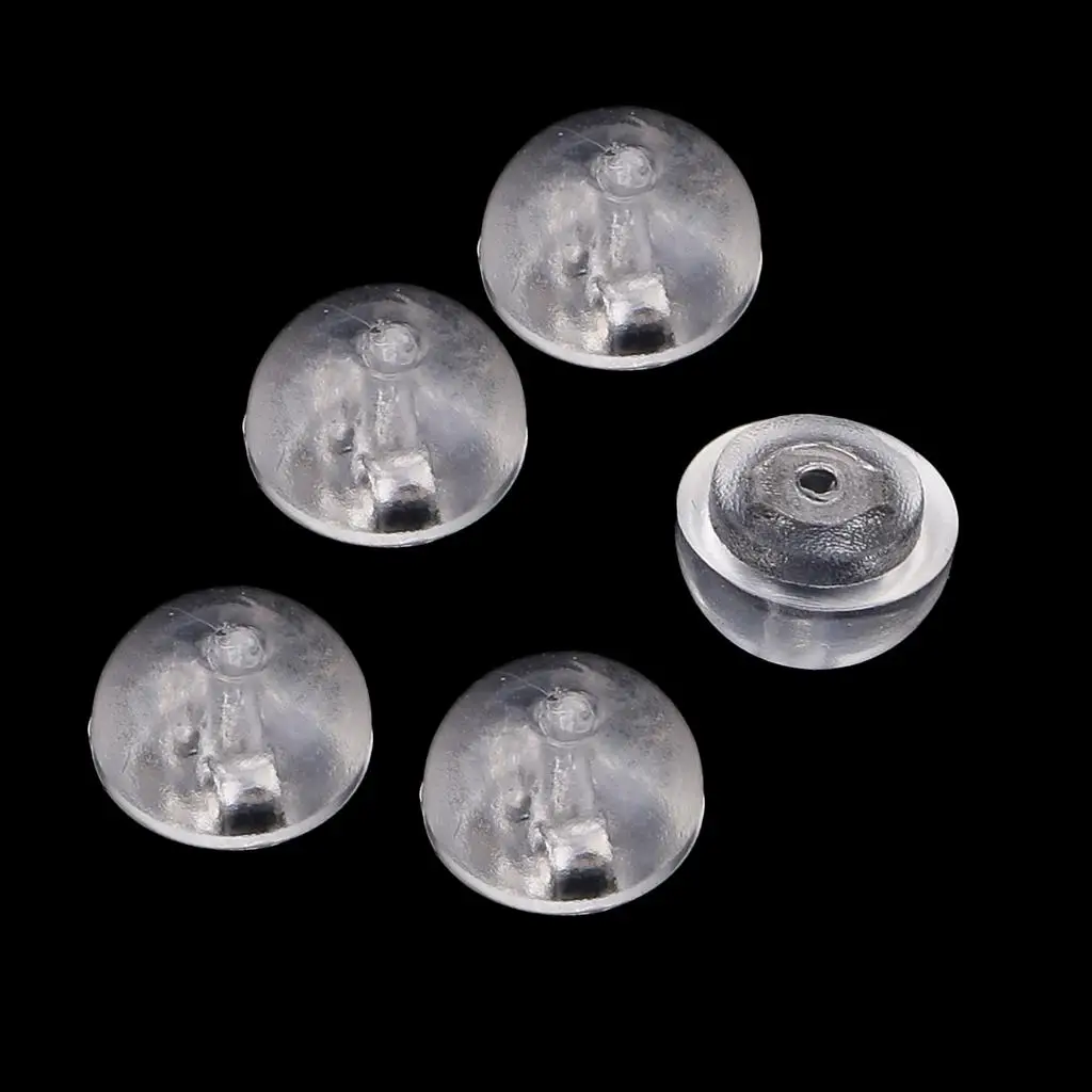 5 Pasang Pengait Telinga, Pegas Telinga, Anting, Anting, Kancing Telinga, Gesper