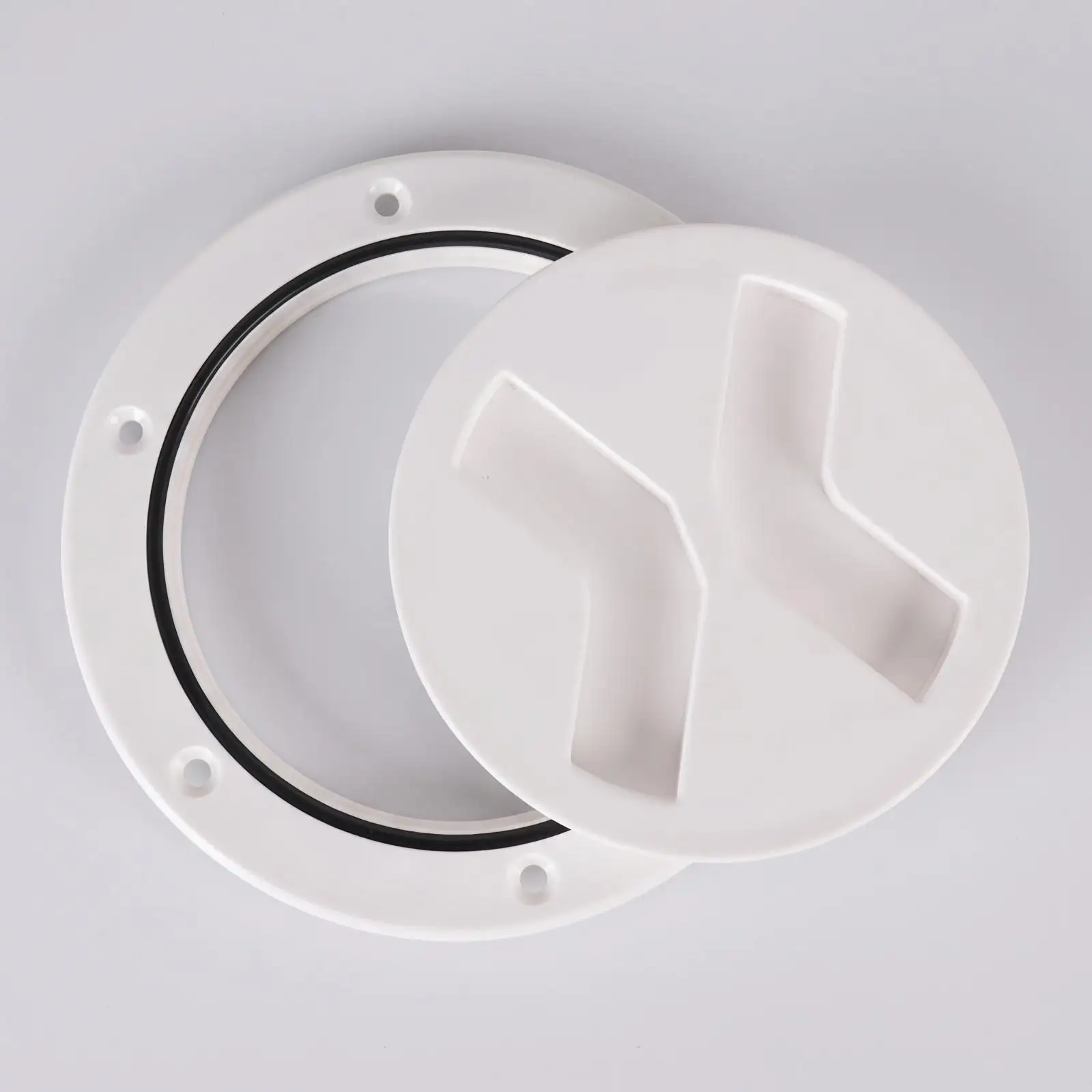 Twist Open Boat Deck Hatch ABS Inspection Cover for Waterproof Marine Compartment Entry