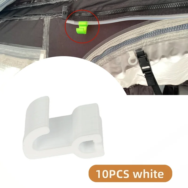 

10PCS Camp Hook For Dometic Sunshade Heavy Duty Awning Hook Universal Fit Caravan Motorhome RV Campervan Sun Shade Camping Part