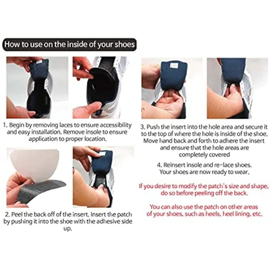 Circle Shape Shoe Hole Prevention Repair Patches/Inserts for 12 Holes view 4
