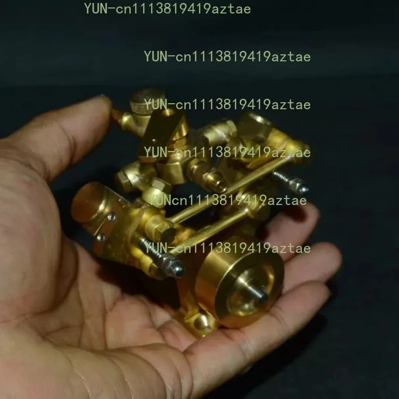 Fully Upgraded M2B Oscillating Twin-Cylinder Steam Engine Model - Brass Construction - For 600-900mm Boats