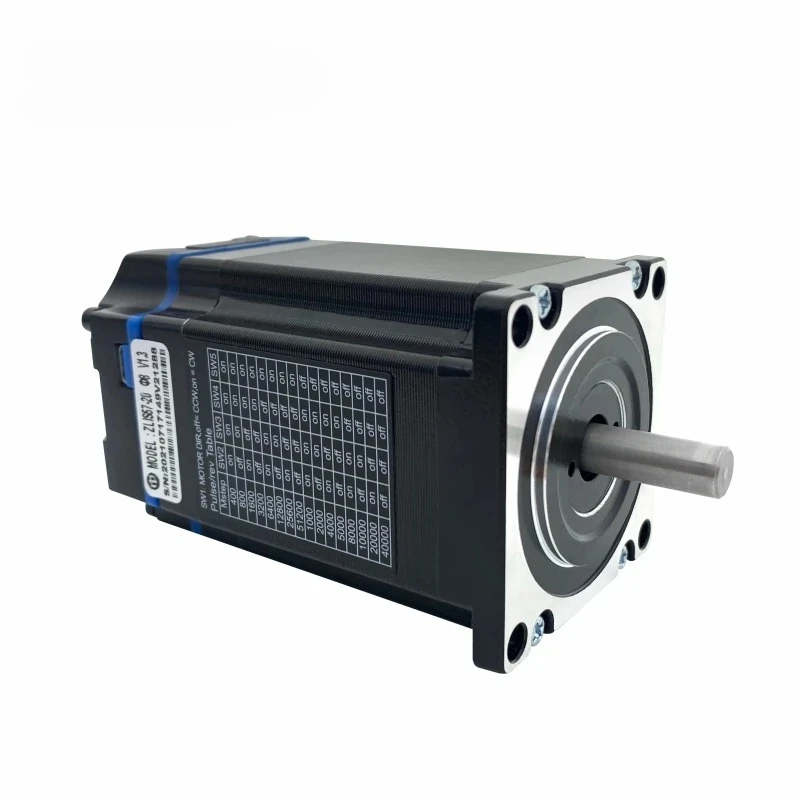 Nema23 24V 2 Phase 2500RPM 2.8N.m Closed Loop Brushless Electric Integrated Encoder Dc Stepper Servo Motor with Driver