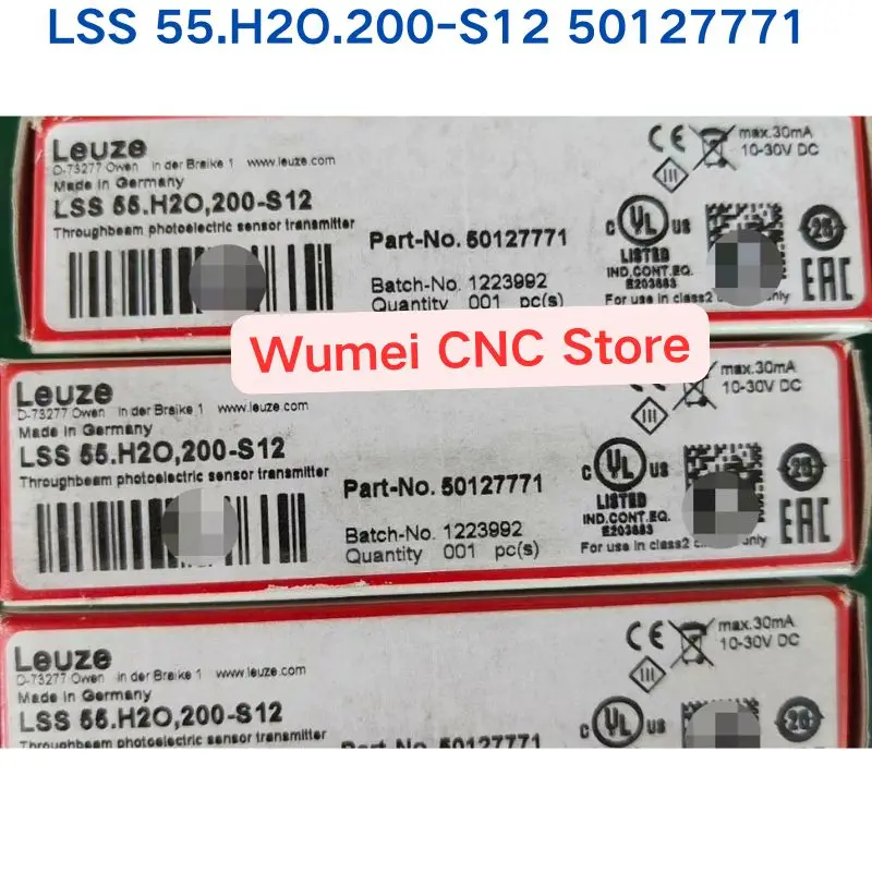Brand New inventory sensor LSS 55.H2O.200-S12 50127771  1 piece （The outer packaging is relatively old）