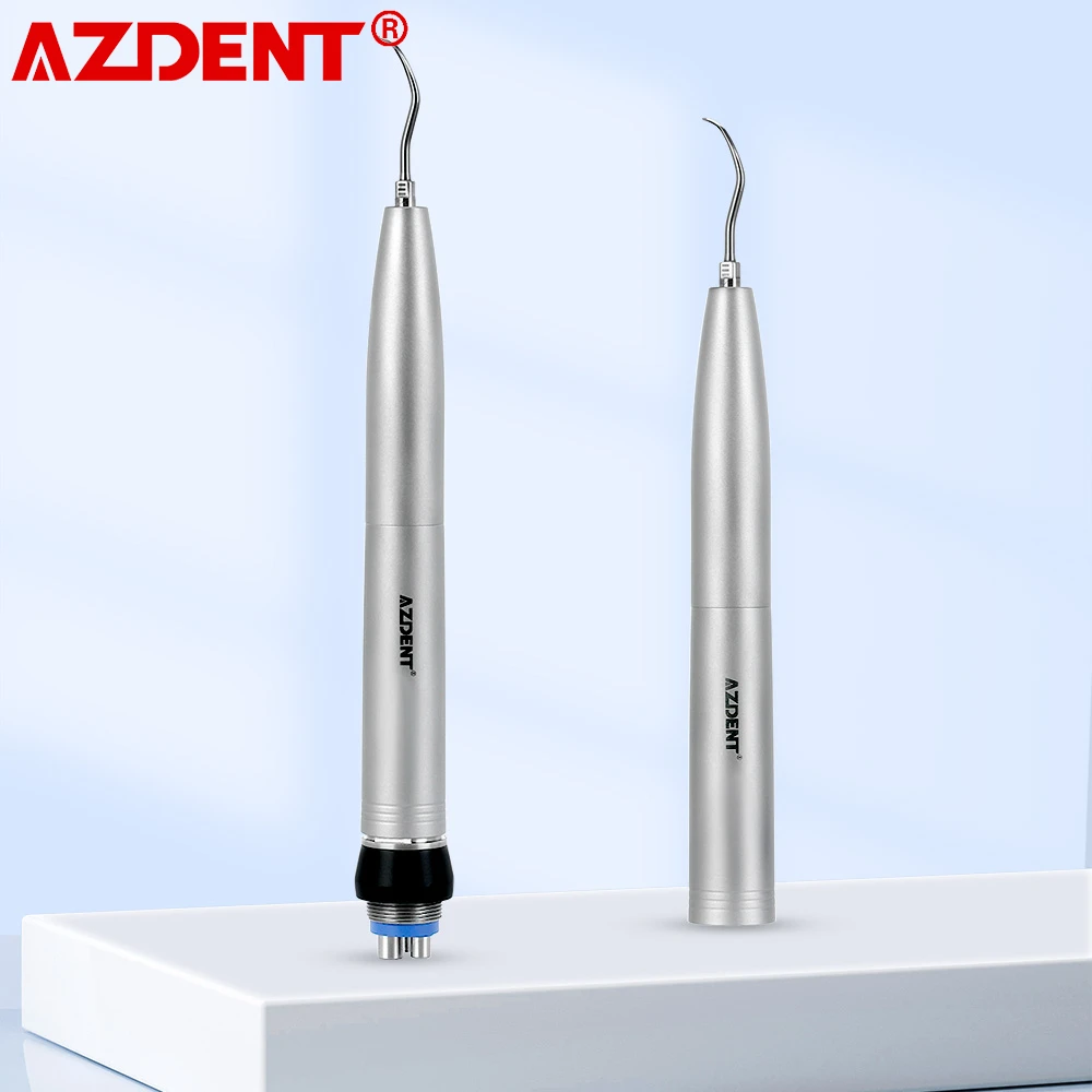 AZDENT Dental Sonic Air Scaler Handpiece z 3 końcówkami do skalowania SJ1 SJ2 SJ3 Narzędzia do wybielania zębów Instrument stomatologiczny 2024