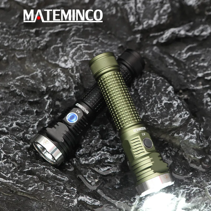 Mateminco A1 1058m Long Range 3050lm Type-C USB Rechargeable Powerbank Charging Magnet Tail Camping Lantern LED Flashlight Torch