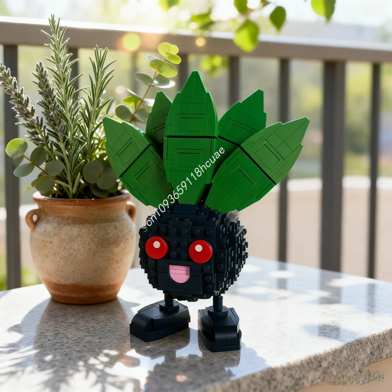 

439pcs MOC Oddish Pok Moned Model Building Blocks Construction DIY Christmas Gifts Creative Toys Idea Education Kids Birthday