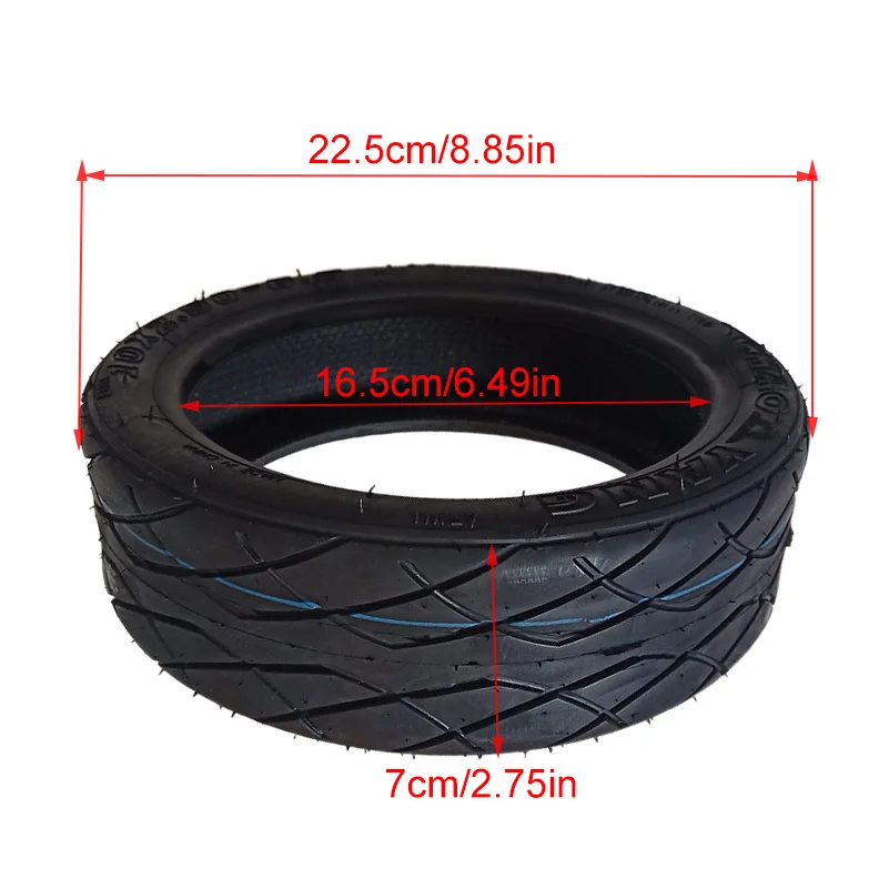 Electric Scooter 10X2.50-6.5 Vacuum Tire Folding Mini Electric Scooter Thickened Explosion-proof Tubeless Tires