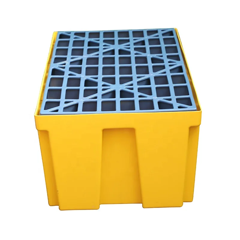 

Drum Containment Deck Plastic Poly Hdpe 4 Factory From China Premium Tabletop Control Single Ibc Spill Pallet