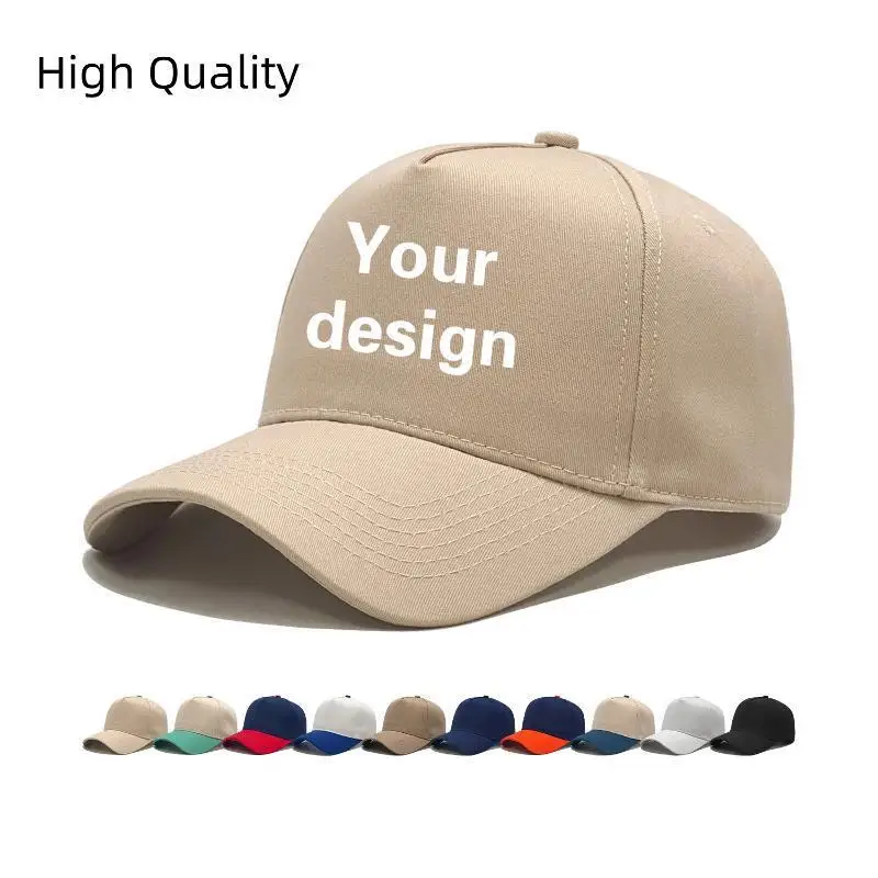 High Quality Baseball Caps Men Women Hard Top Duckbill Caps Embroidered print Logos Truck Driver Hats Outdoor Activity Hats