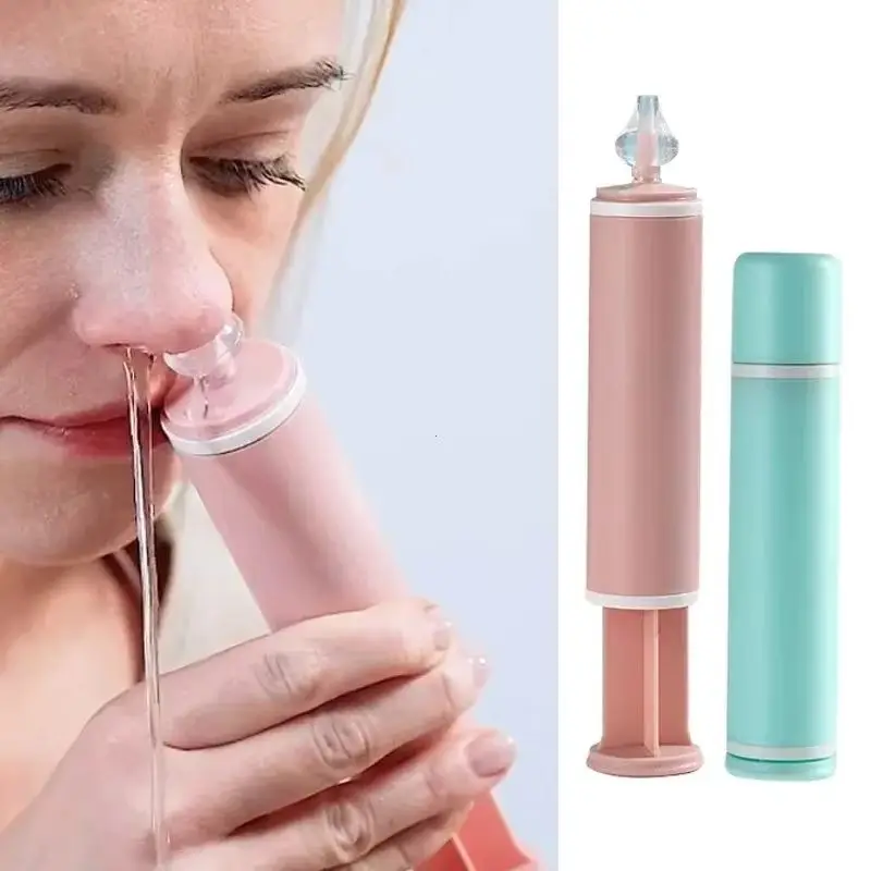 60ML Baby Nose Washing for Children Baby Nose Cleaner Rhinitis Nasal Washer Needle Tube Nasal Aspirator Cleaner Syringe