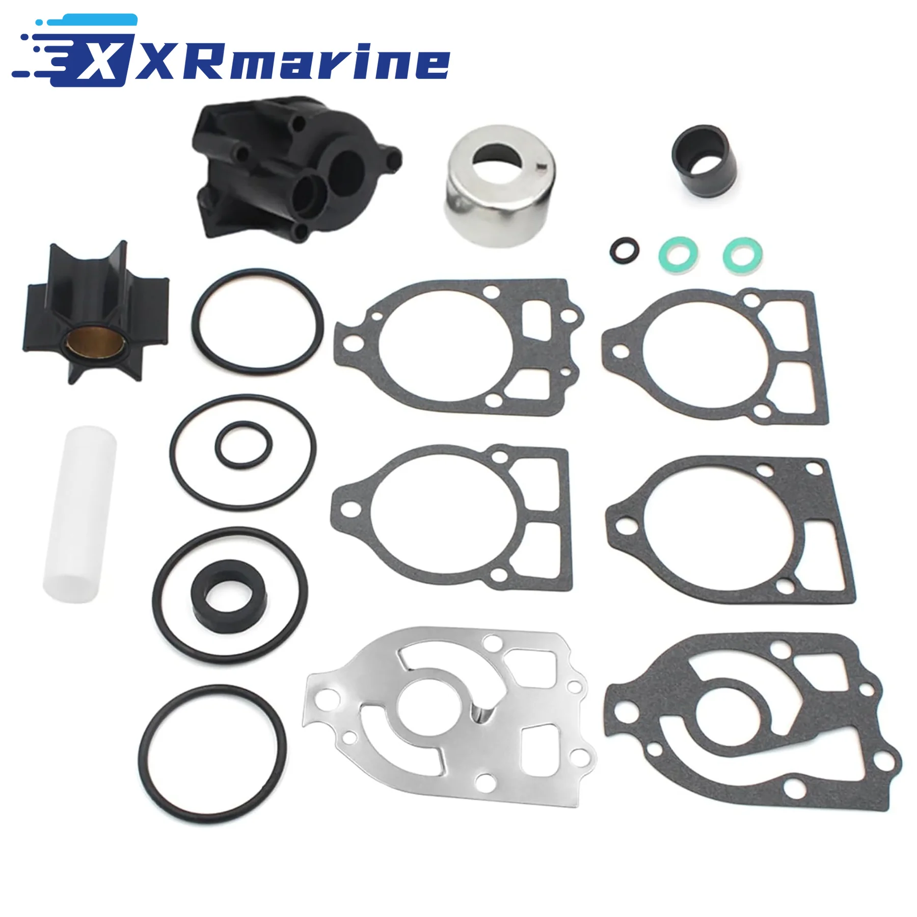 For MerCruiser 47-89984T5 Water Pump Impeller Repair Kit W/ Housing MC-1 R MR  Alpha 1 Stern Drive Replacement 47-89984Q5