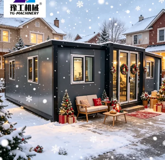40ft Expandable Prefabricated Modular Foldable Container House Mobile Tiny Home Low Price Casa Maison Fertighauser
